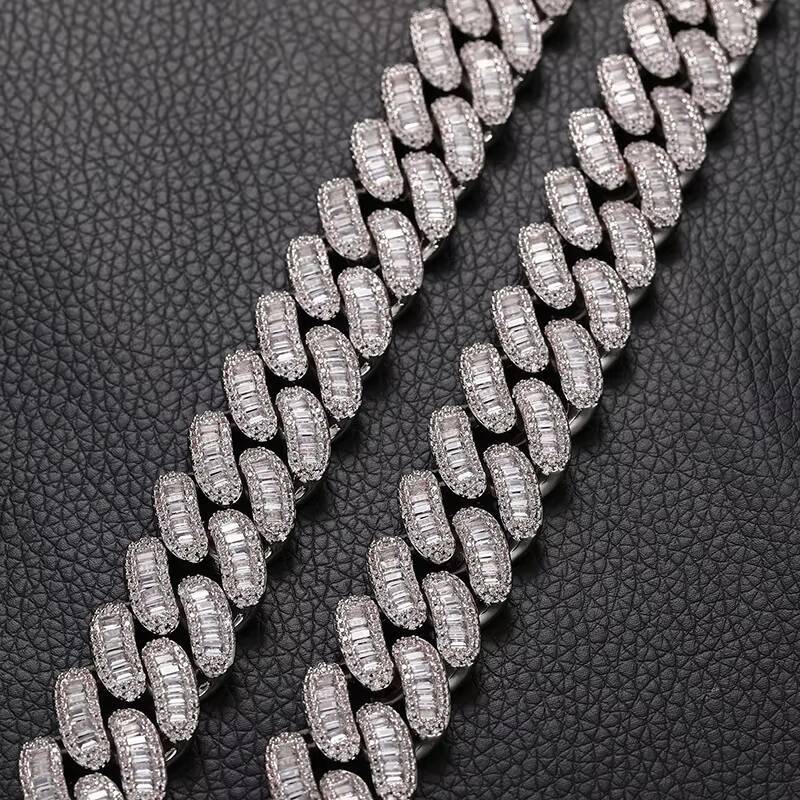 New Design Fine Jewelry Iced Out Moissanite/Zircon Necklaces