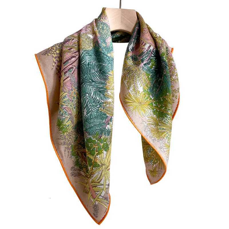 70 wool 30 Real Silk Scarf for Wen Shawls Wraps Foard high quality Scarves Pashmina Fem Hijab Bandana bufanda Poncho X260328