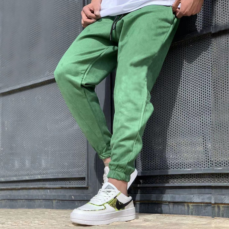 Cross-border foreign trade men's casual pants, slim-fit baggy pants, 2021 spring and autumn casual pants, men's sports pants, stretchy and c