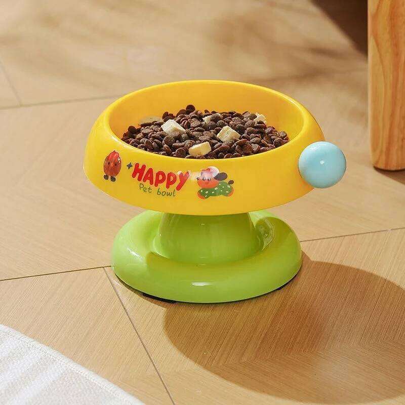 Pet supplies Cat basin Drinking High foot dog food bowl Anti-knock 26W0330