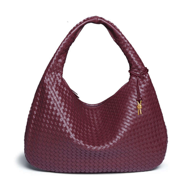 New Crescent Moon Women S Bag Fully Hand Woven Fashionable Versatile European And American Style Single Shoulder Underarm SENYY