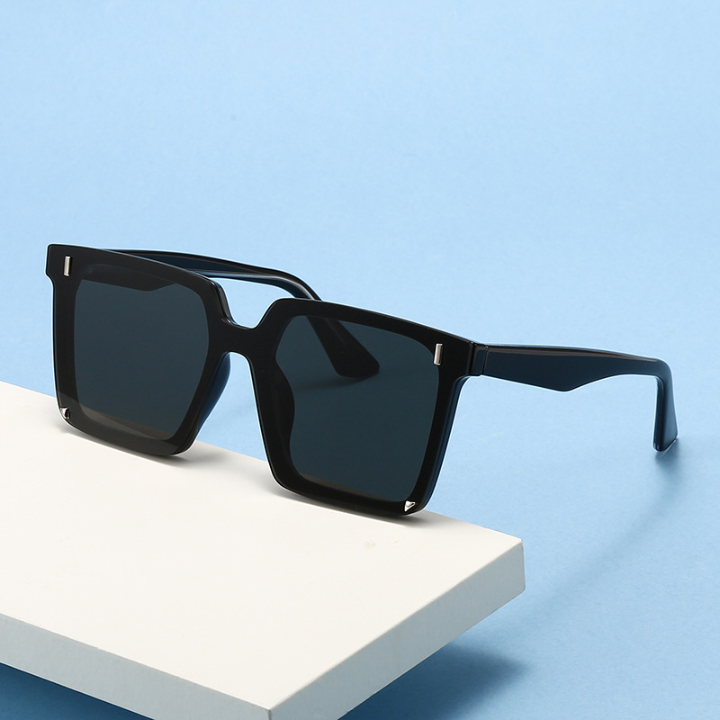 Sunglasses Square Rice Nails Nylon Sunglasses Street Photography Trendy Korean Version Sunglasses