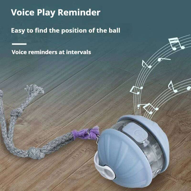 Upgraded Interactive Toys Infrared Automatic Rolling Ball Tail Rechargeable Smart Pet Toy Cat Training Imitate Mouse