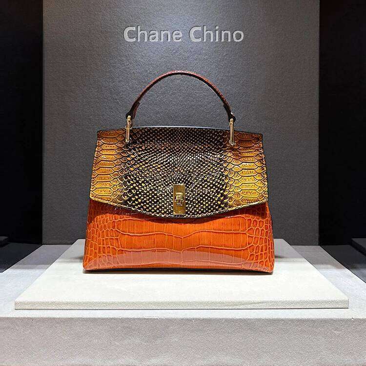 Designer Brand New High Quality Leather Handbags For Women Fashion Trend Crocodile Print Crossbody Bag Hot Sale