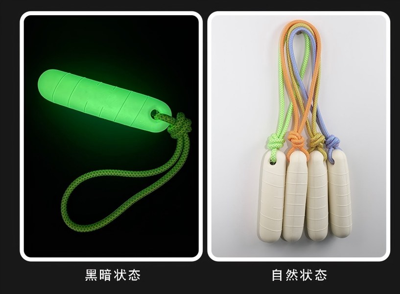 Glow in The Dark Dog Chew Stick with Rope, Luminous Molar Toy for Small Medium Large Dogs
