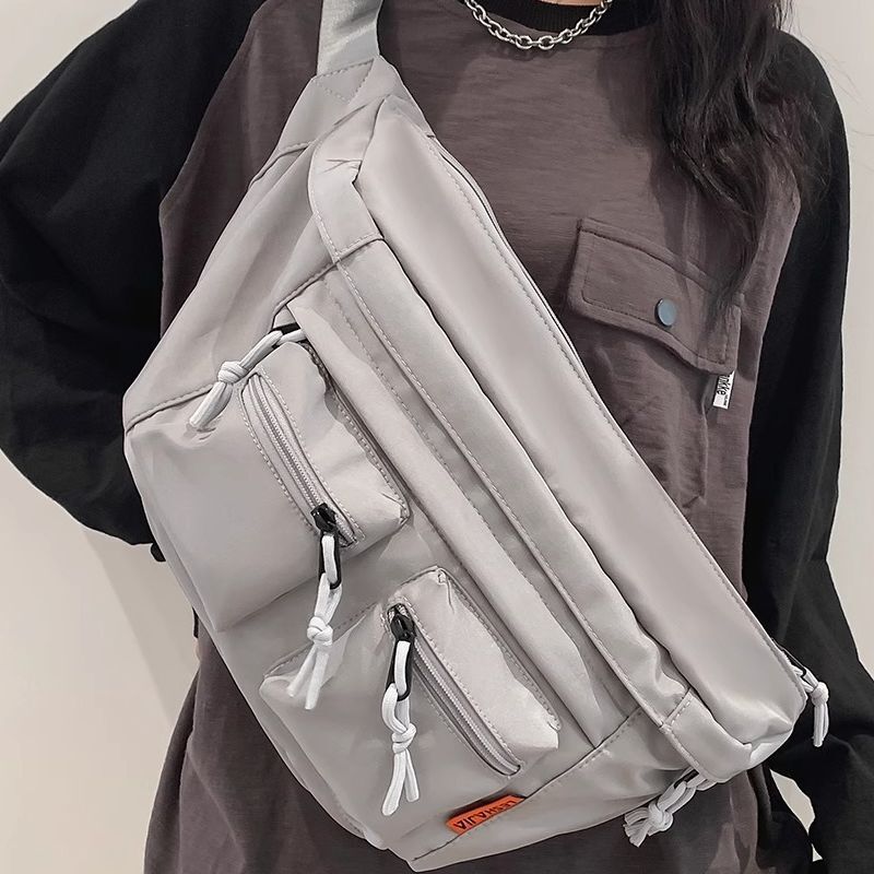 Trendy Brand Workwear Chest Men 2025 New Large Capacity Functional Sports Cycling Crossbody for Women Casual Single Shoulder Bag