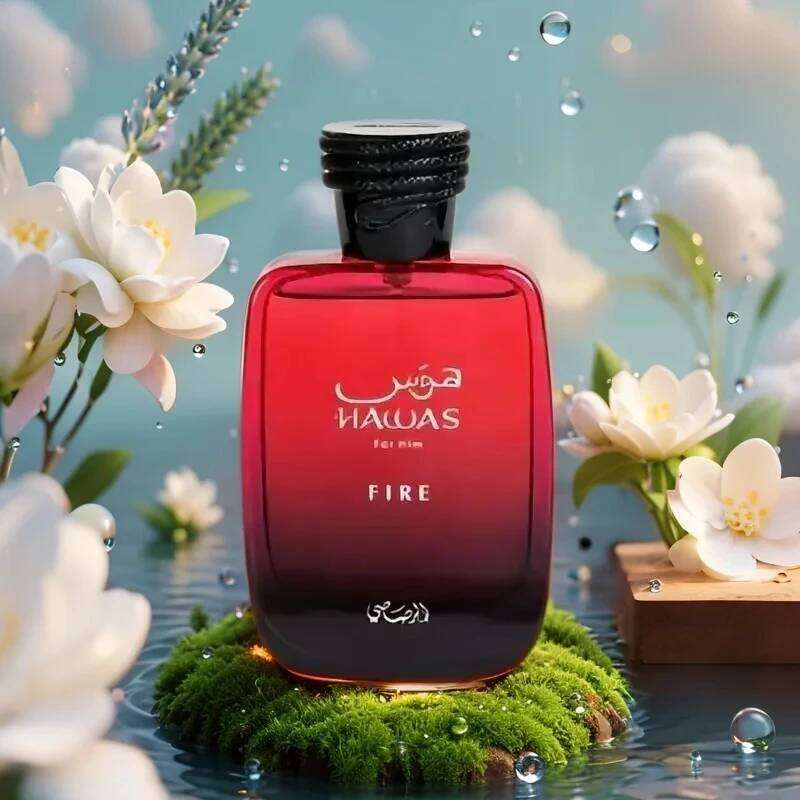 Hawas Fire Rasasi para Hombres y Mujeres 100ml/3.4oz Intense perfume, 100 ml 3.4 fl oz, brand new in box, perfect gift. 26Y0330