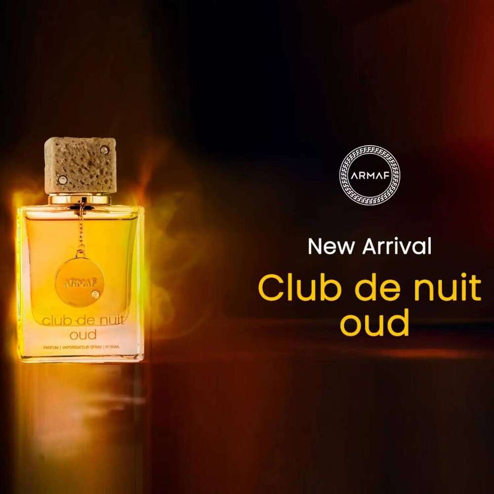 Armaf Club De Nuit Oud Eau de Parfum Spray for Unisex 3.6 Ounce long lasting fragrance Cologne body spray Birthday gift 26Y0330