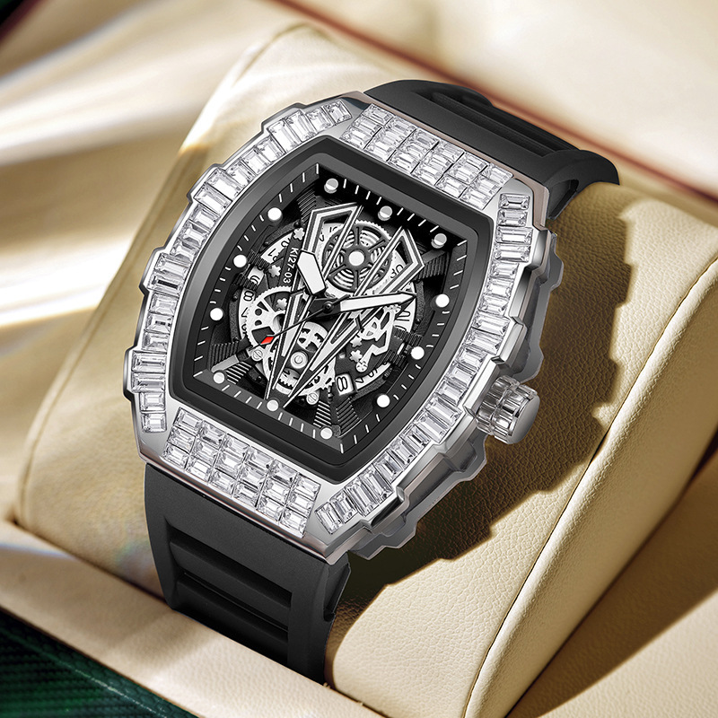 Watches Men Designer Sporty Horloge Fashion Luxury Wristwatch Moissanite Casual Shock Sports Reloj Hombre Homme Montre De Luxe