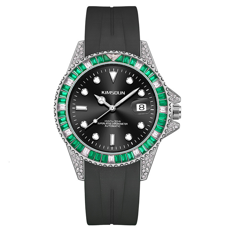 Watches Men Designer Moissanite Diamond Wristwatch Fashion Sports Fashionable Horloge Luxury Diving Sports Reloj Hombre Homme Montre De Luxe
