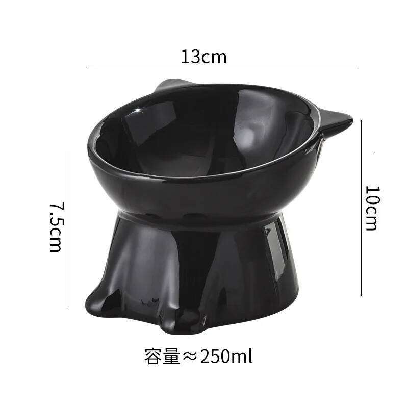 Pet supplies Cat basin Drinking High foot dog food bowl Anti-knock 26W0330