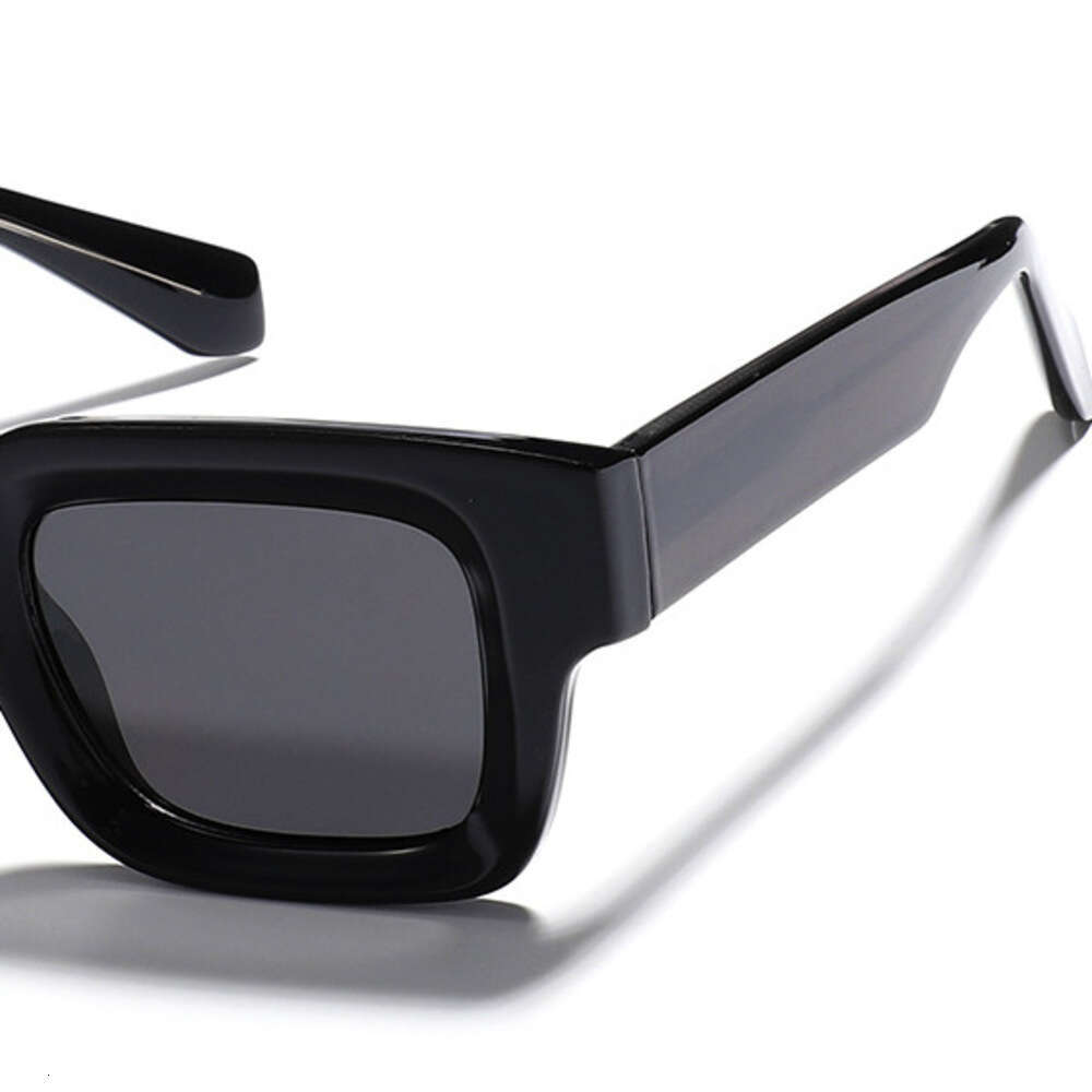 New Adult Retro Square Frame Polarized UV Protection Fashion Sunshade Inserted Temple Sunglasses Kg2518 Liuyuemoshang
