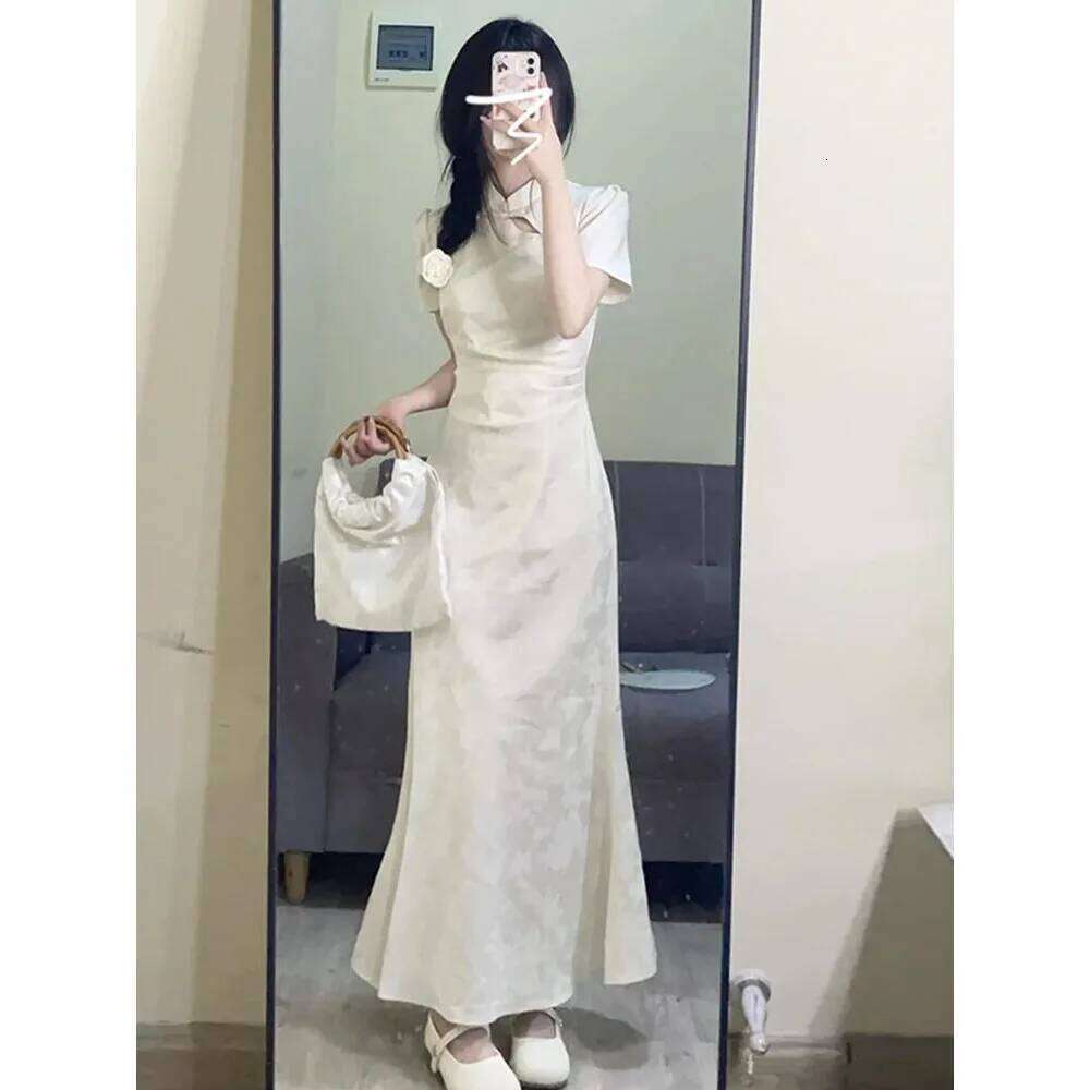 Traditional Cheongsams Chinese Dress Qipao Women Clothing Vintage Clothes Ethnic Style Party Streetwear MAKOUFEI