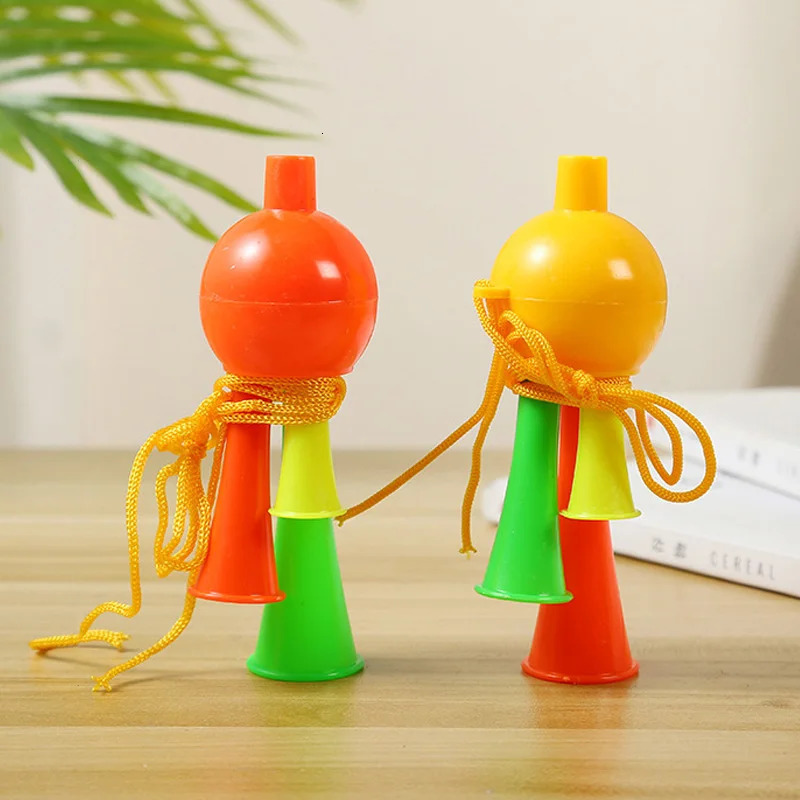 5pcs Air Horn Plastic Stadium Horns Cheerleading Supplies Football Match Audience Cheering Props Party Noise Generator TMZ 260330