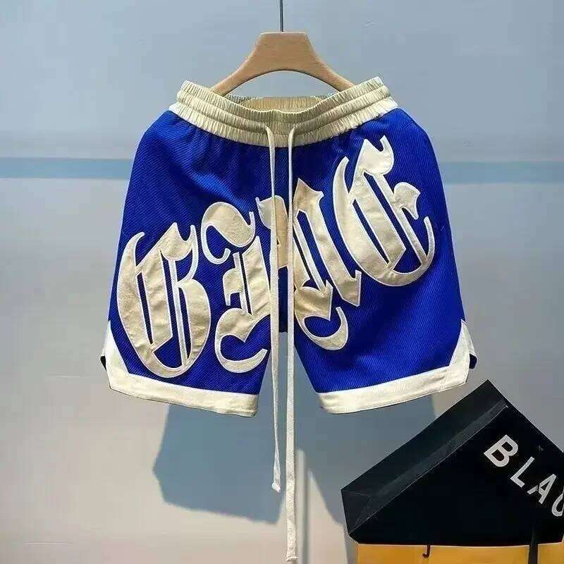 Summer Basketball American Street Sports Pants Casual Men's Clothing High Quality Embroidered Shorts Outdoor Fashion