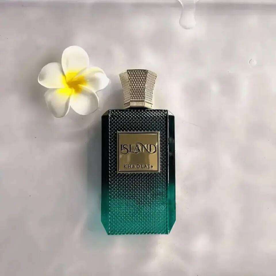 Khadlaj Island Unisex Extrait De Parfum Spray 3.4 Oz - Long-Lasting Fragrance for Men And Women 26Y0330