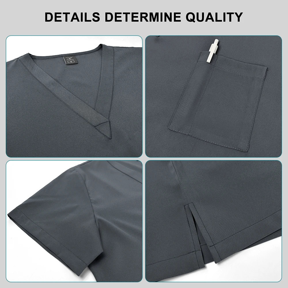 Wholesale Nurse Uniform Set Doctor Nurses Dental Hospital Uniforms Joggers Pants Sets Beauty Spa Nursing Articles Scrub Workwear 260330
