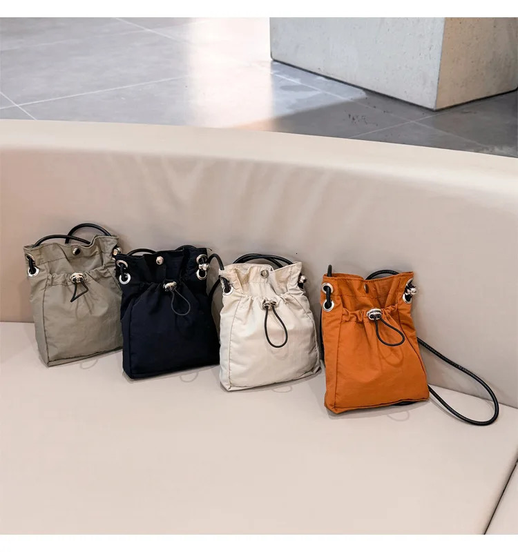 Nylon Crossbody Bag Soft Mini Phone Wallet Multifunctional Square Shoulder Purse Canvas Messenger 260317