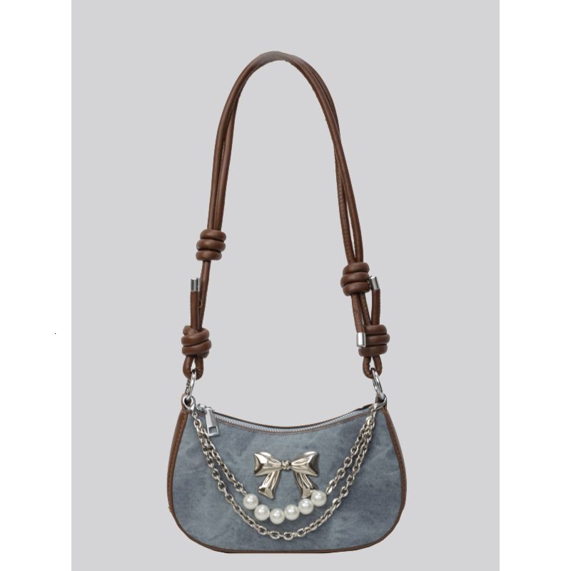 Highly stylish and casual for going out, lightweight French butterfly shoulder bag, crossbody bag