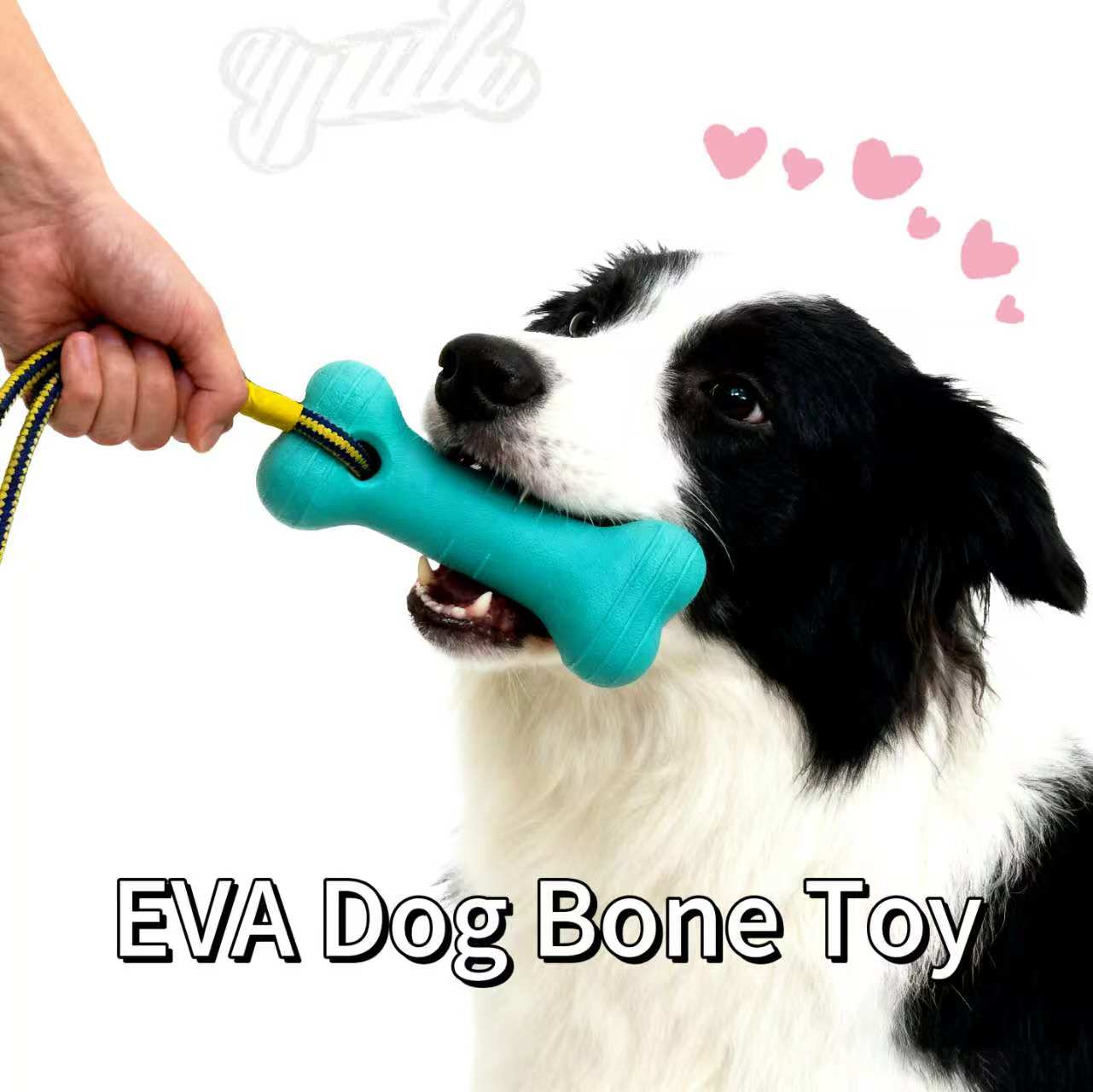 Medium Dog Bone Chew Toy, Durable Dental Molar Toy for Medium Breeds