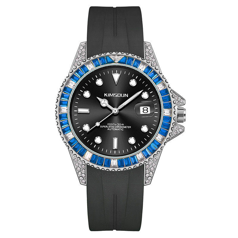 Watches Men Designer Moissanite Diamond Wristwatch Fashion Sports Fashionable Horloge Luxury Diving Sports Reloj Hombre Homme Montre De Luxe