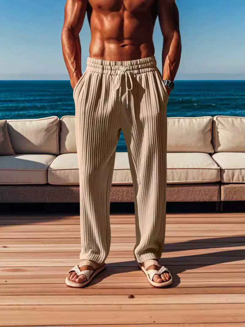 Trendy Long-Sleeve Jogger Bottoms by Seasonal Lineup of Male Athleisure Clothing