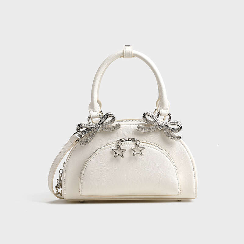 Sweet Cool Sparkling Diamond Bowknot Bowling New Women S Handbag Hot Girl Style Single Shoulder Crossbody Bag