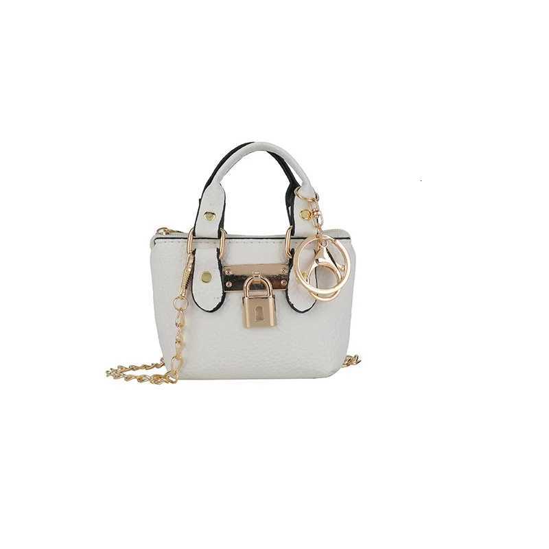 Girls slung hand-held small square bag 2025 summer new classic children carrying one-shoulder messenger bag wallet keychain Z260330
