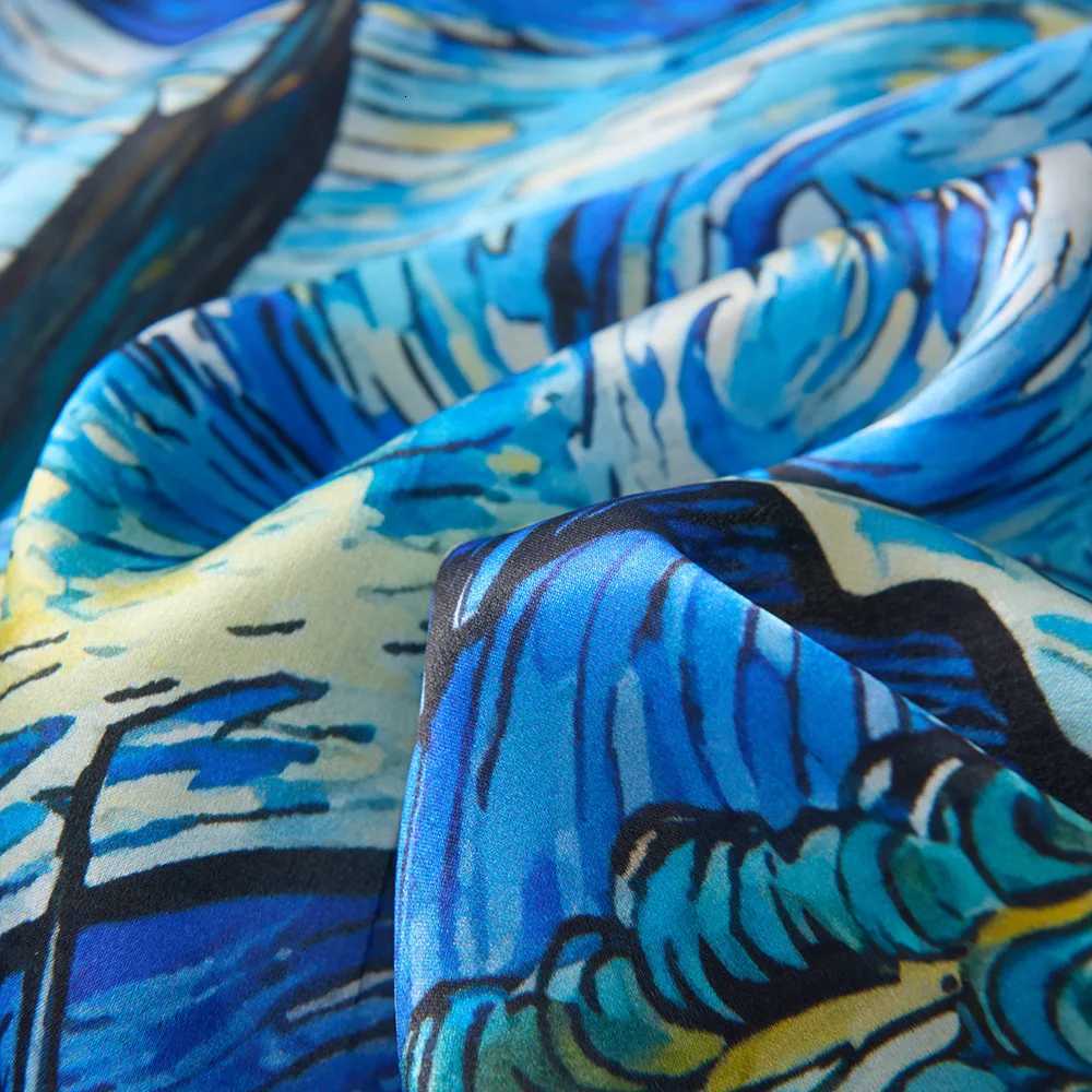 Commuting versatile thin silk scarf mulberry silk scarf real silk scarf womens scarf cravat Z260330