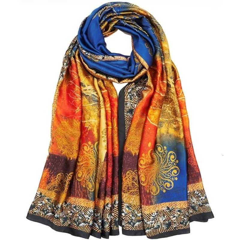 180x90cm Money Tree Printed Scarf Wens New Style Emated Silk Thin Scarfs Fashion Versatile scarf Scarf Shawl X260328
