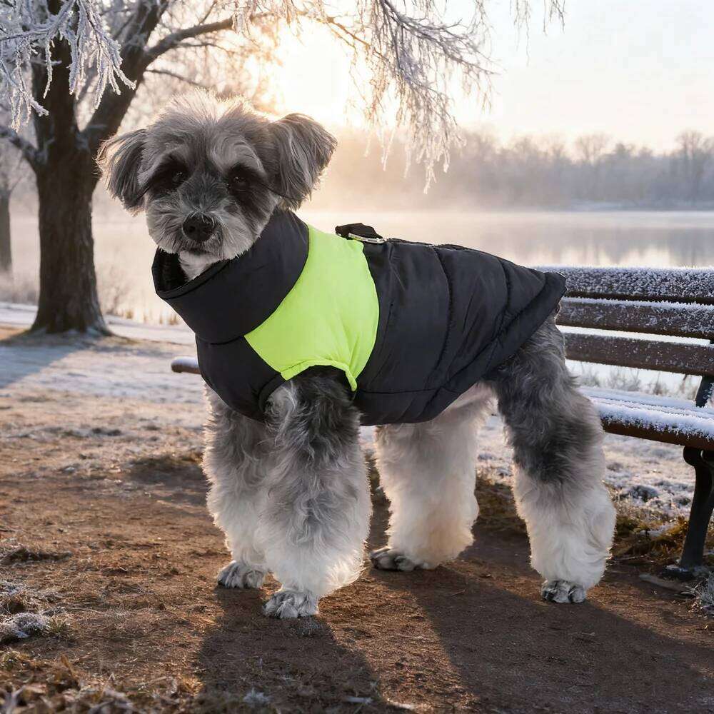 Pet Dog Jacket Coat For Small Big Dogs Cats Winter Windproof Warm Puppy Clothes With Zipper Bulldog Labrador Schnauzer Clothing