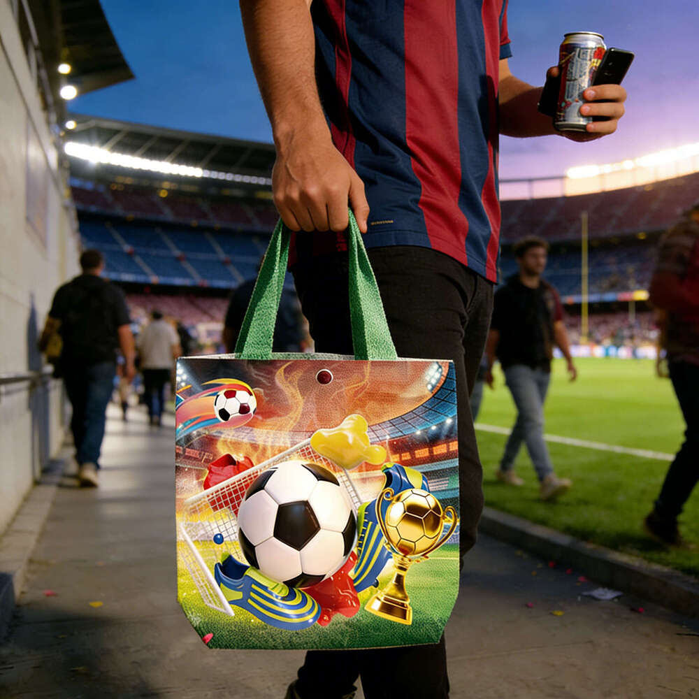 2026 World Cup Canvas bag USA Canada Mexico Commemorative Gift football sports fan bag Student Stationery Toy Tote Bag shopping bag