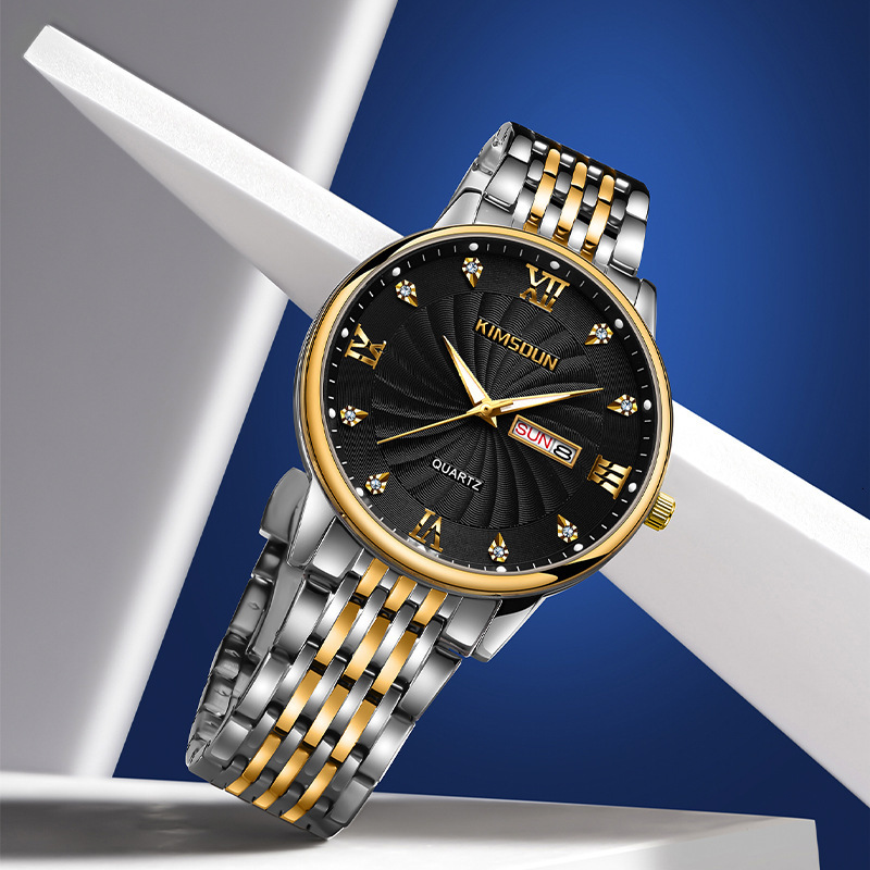 Watches Men Designer Modern Moissanite Luxury Retro Quartz Diamond Cycling Daily Wear Reloj Hombre Homme Montre De Luxe