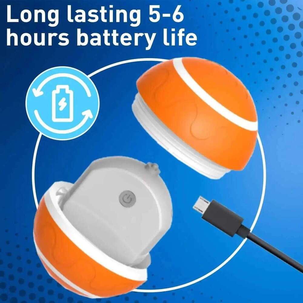 Smart Teasing Remote Control Waterproof Interactive Pet LED Light Dog Bouncing Automatic Rolling Toy Ball