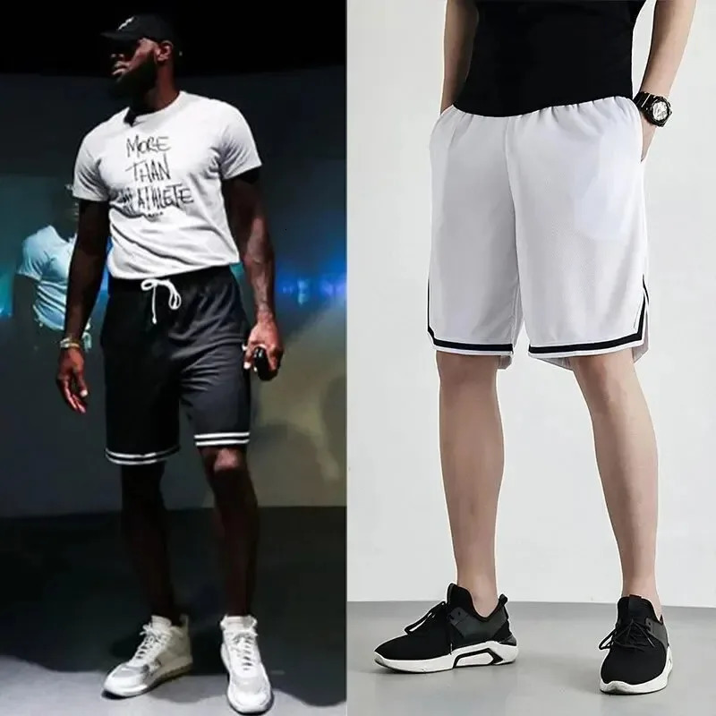 Summer Sports Shorts Mens Casual Five-point Pants Trend Loose Basketball Outer Wear Big Pants Mesh Thin Section 260327