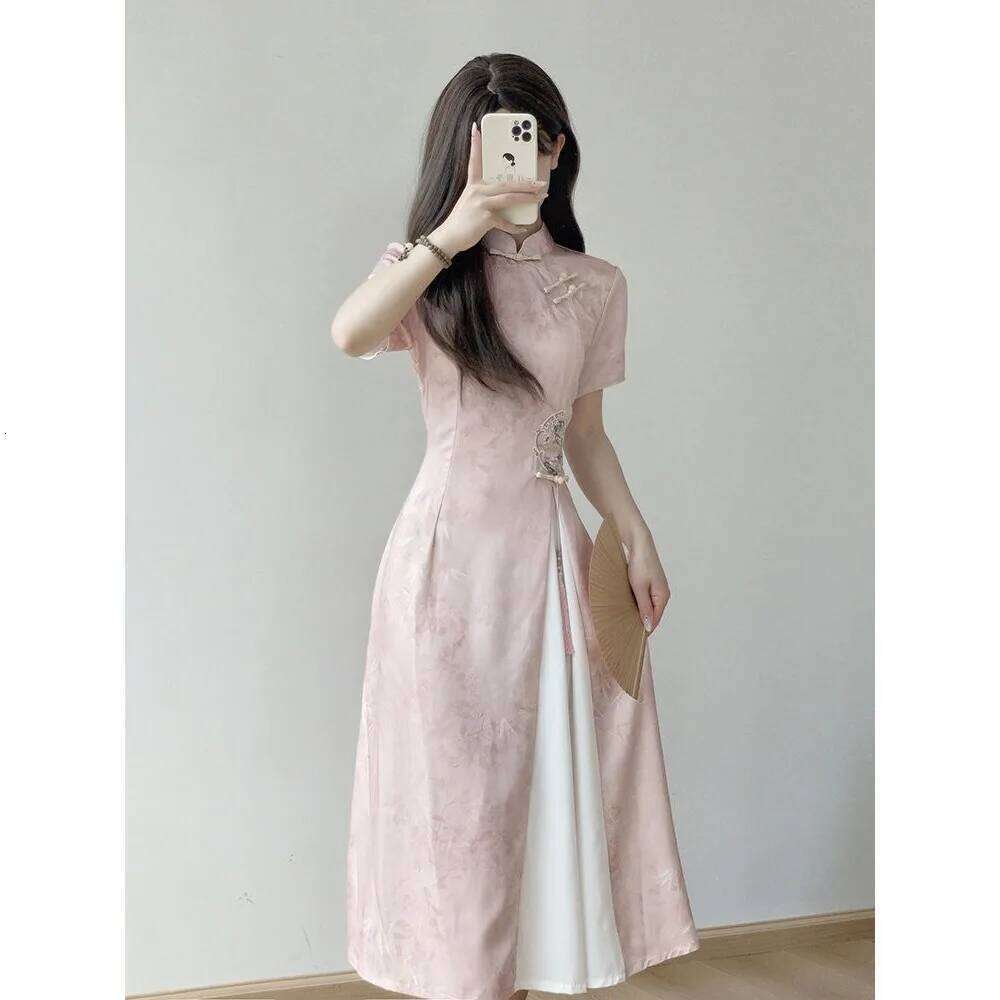 Traditional Cheongsams Chinese Dress Qipao Women Clothing Vintage Clothes Ethnic Style Party Streetwear MAKOUFEI