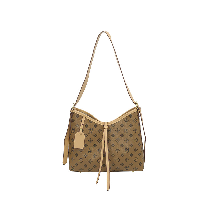 Free shipping Designer bag Women's Versatile Large Capacity Tote Bag with Shoulder Strap - Classic Plaid Design Superiority
