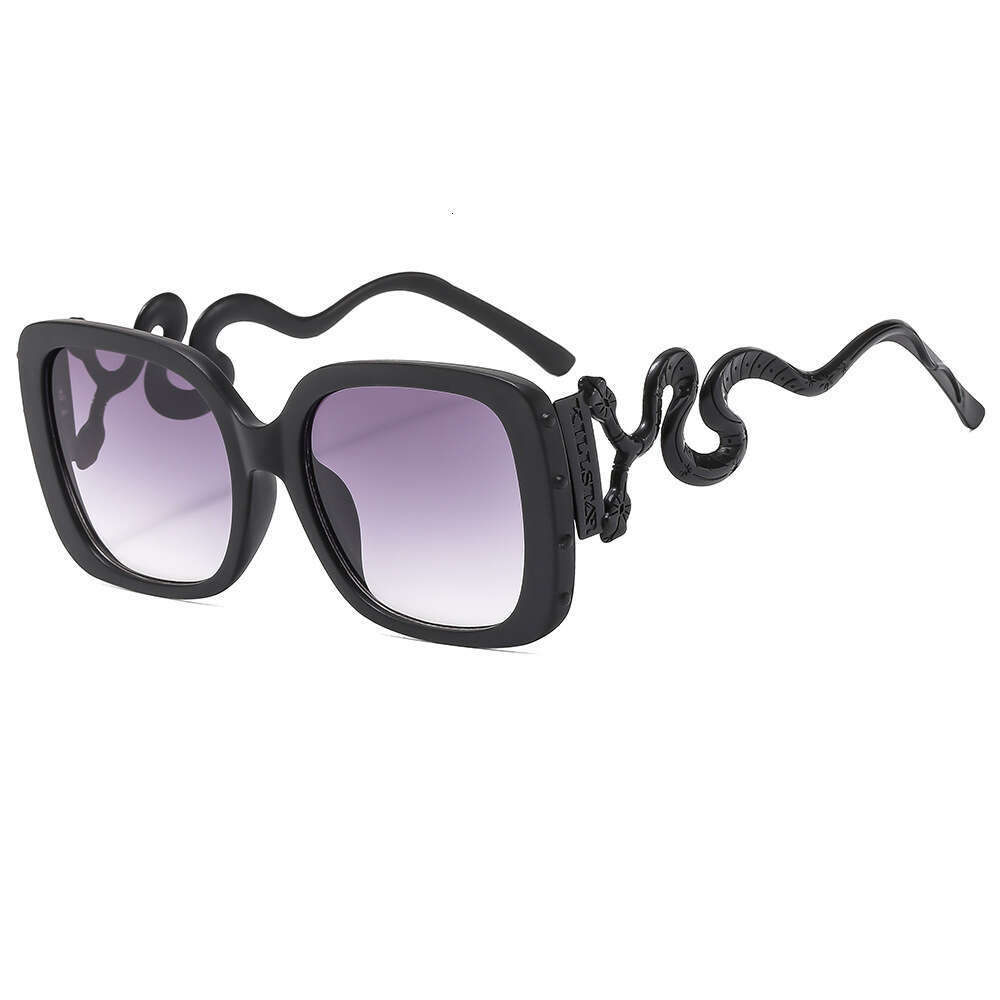 New Double-Headed Snake British Retro Gothic Dark Sunscreen Sunglasses UV Protection Sunshade Glasses
