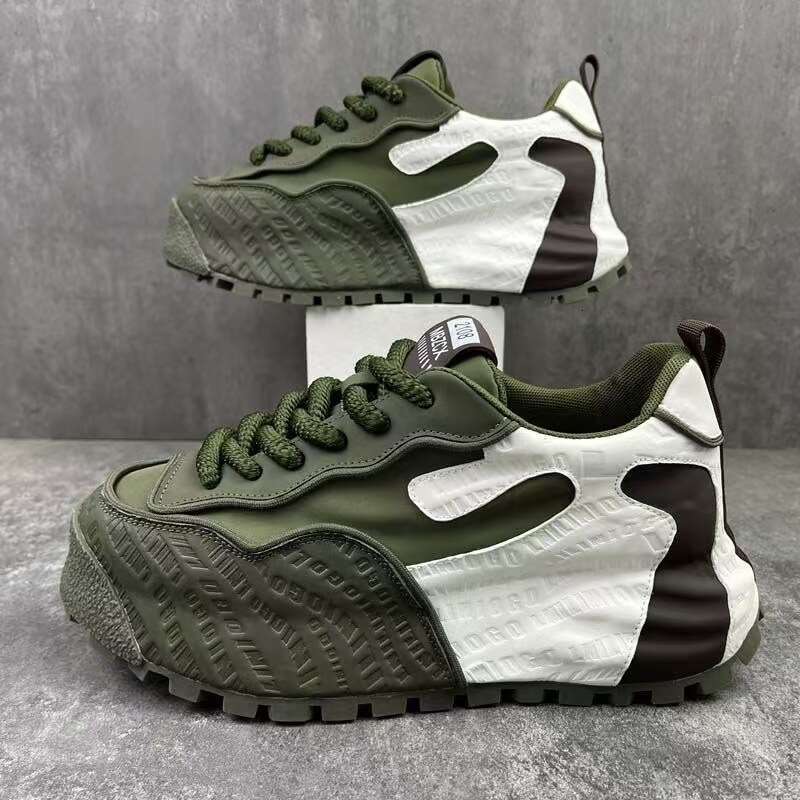 Free shipping New Men's Spring and Autumn Versatile Sports Casual Height-Increasing Thick-Soled high quality Dad Shoes