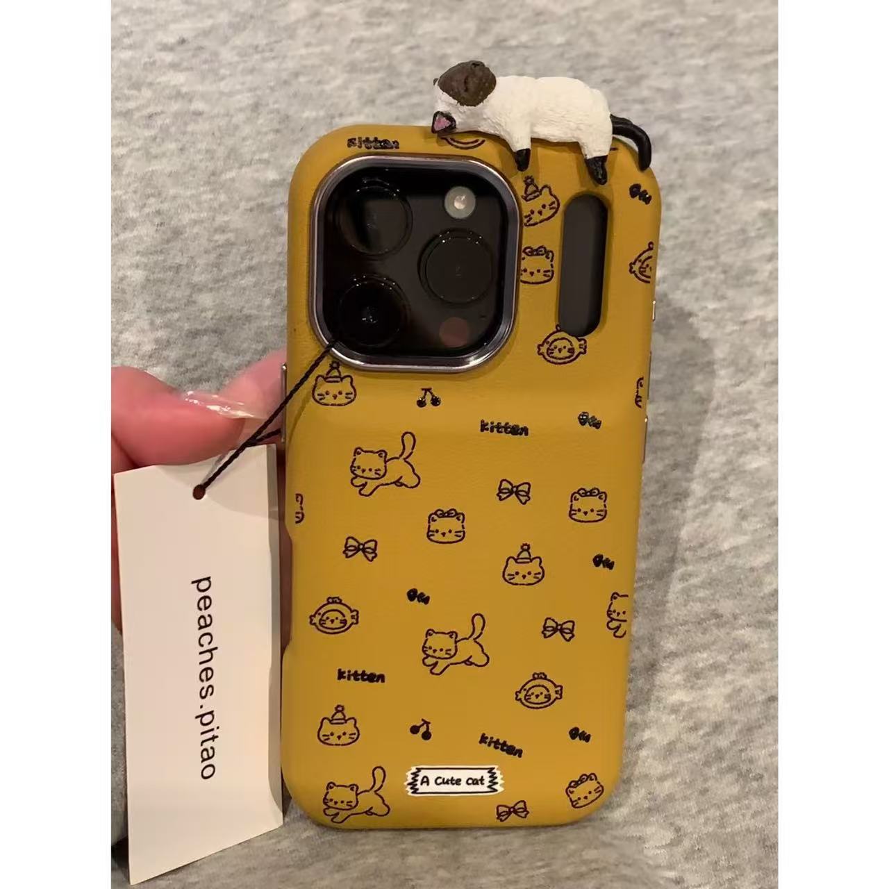Cute Cartoon Shockproof Case For iPhone Women