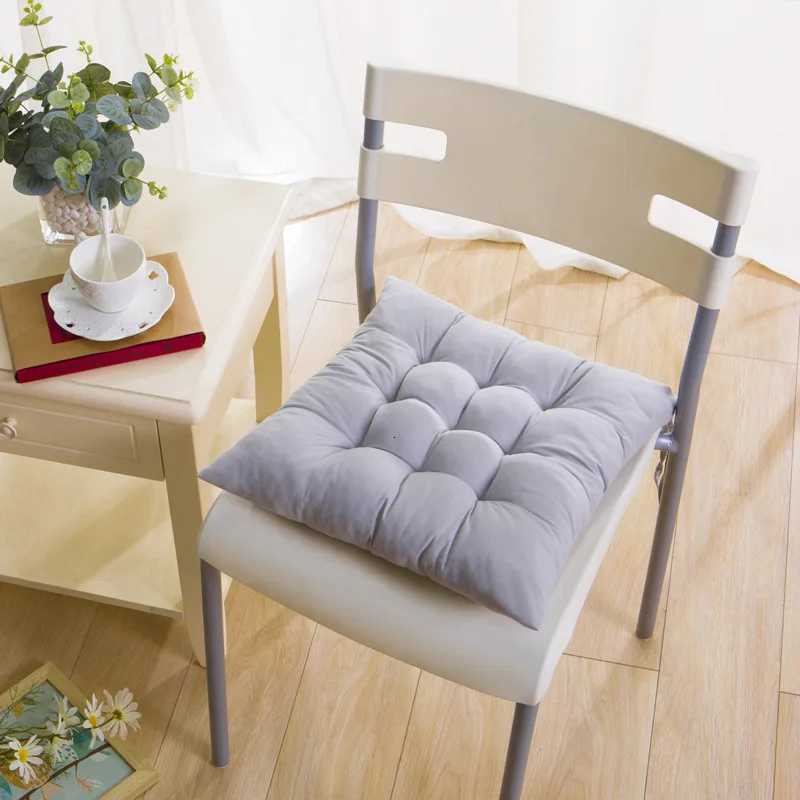 Square Chair Soft Pad Thicker Seat Cushion For Dining Patio Home Office Indoor Outdoor Garden Sofa Buttocks Cushion With Strap H260330 - view 4