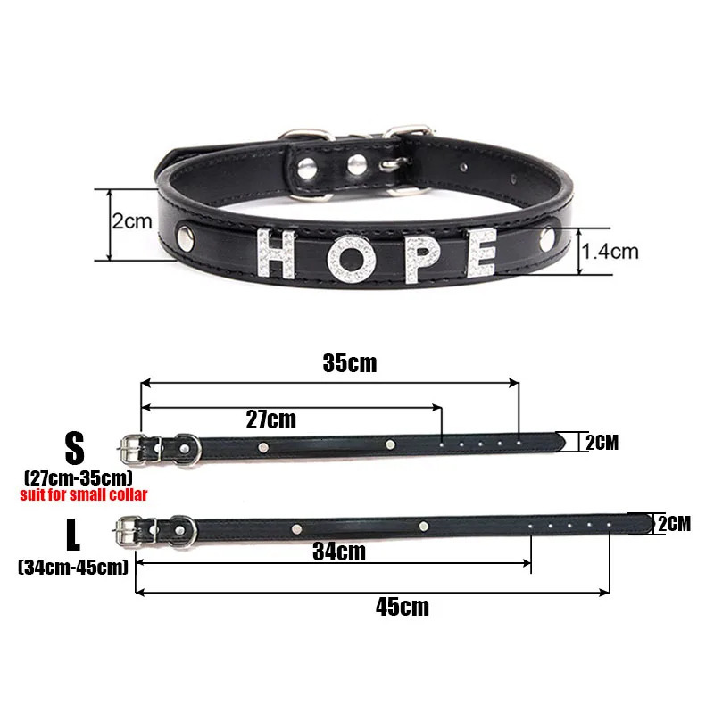 Punk Leather Collar DIY Custom Name Necklace Personalized Letter Angel Queen Choker for Women Men Sexy Cosplay Jewelry Gifts 260327