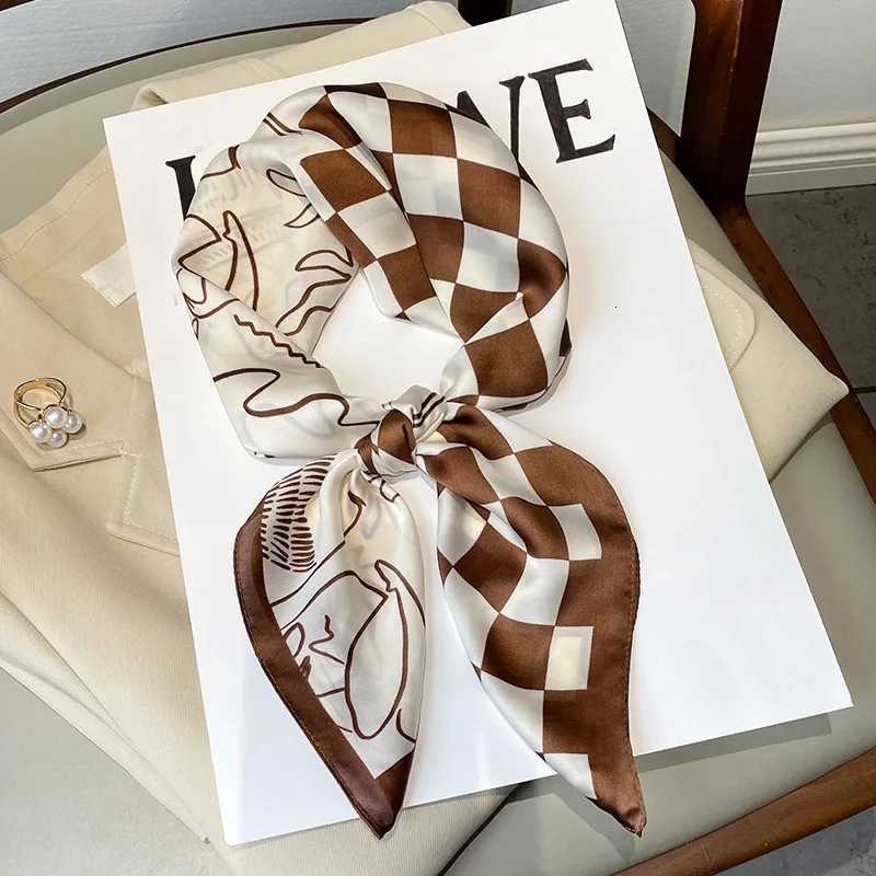 Luxury New Astrolabe Print Scarves Wens Silk Scarf Bandana Decorations Small Neckties Hairbands Bags Wholes X260328