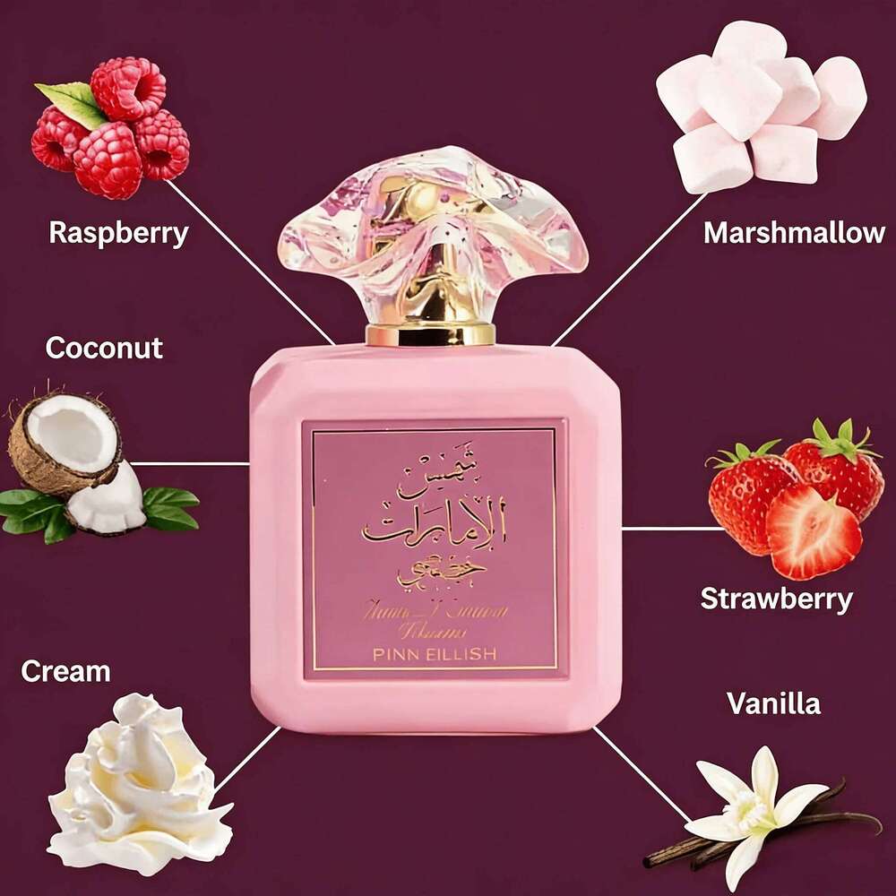 PINK BLUSH PERFUME: Experience the captivating of Pink Blush, an arabic perfume for women that exudes sweetness, warmth, 26Y0330