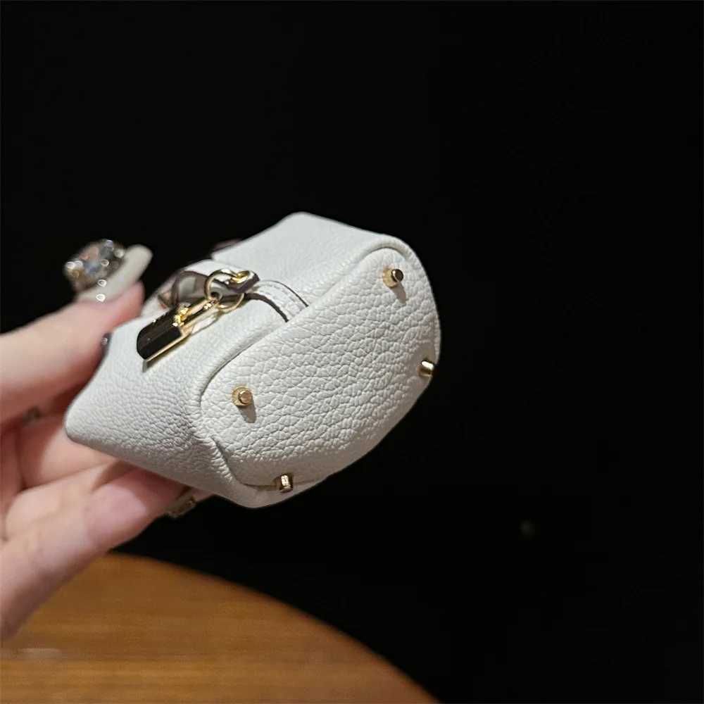 2024 New style Mini House Small Bag Handheld Portable Hand Rope Bluetooth Earphone Bag Zero Wallet Multi functional Small Bag Z260330