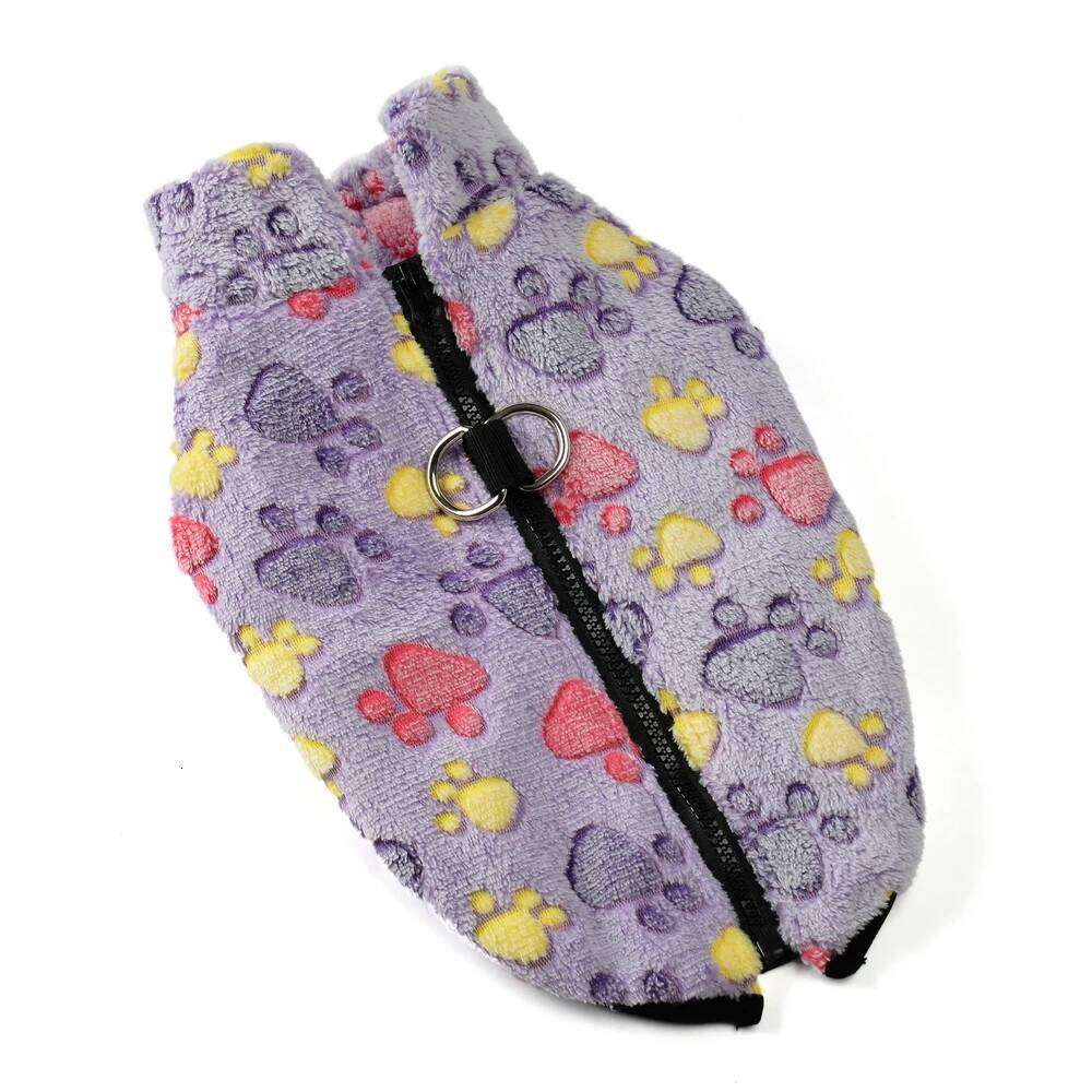 Autumn Winter Dog Clothes for Small Medium Dogs Cats Windproof Fleece Puppy Paw Jacket Coat Chihuahua Yorkshire Pug Pet Outfits