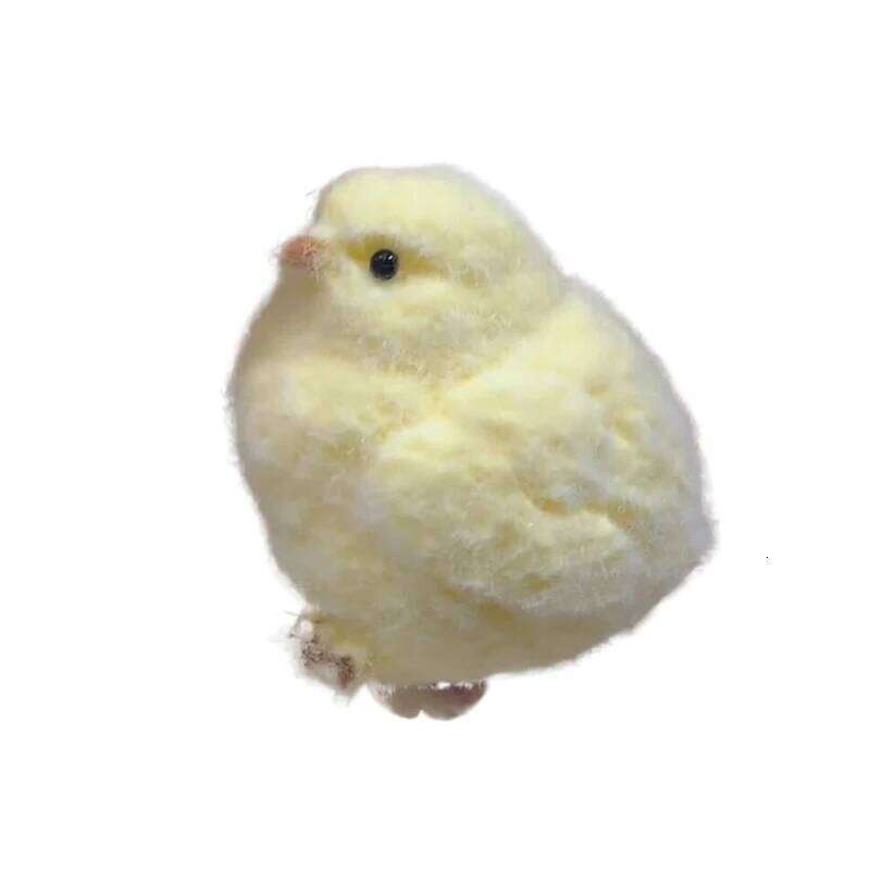 Kawaii Miniature Slow Rebound Squeeze Sticky Handmade TPR Mini Chick Stress Relief Squishy New Fidget Toy