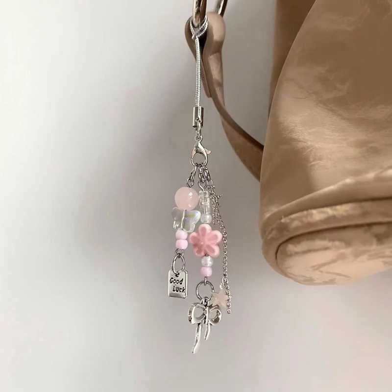 Y2K Delicate Bow Star Heart Keychain Bag Charm Creative Ins Camera Phone Lanyard Bag Decoration Kpop Accessories Gift Z260330