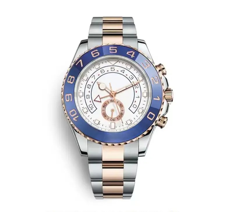 News Men's Upgraded Master Series Watch Black Dial Ceramic Bezel Stainless Steel Solid Solid Bracelet Automatic Movement Watches Wristwatch