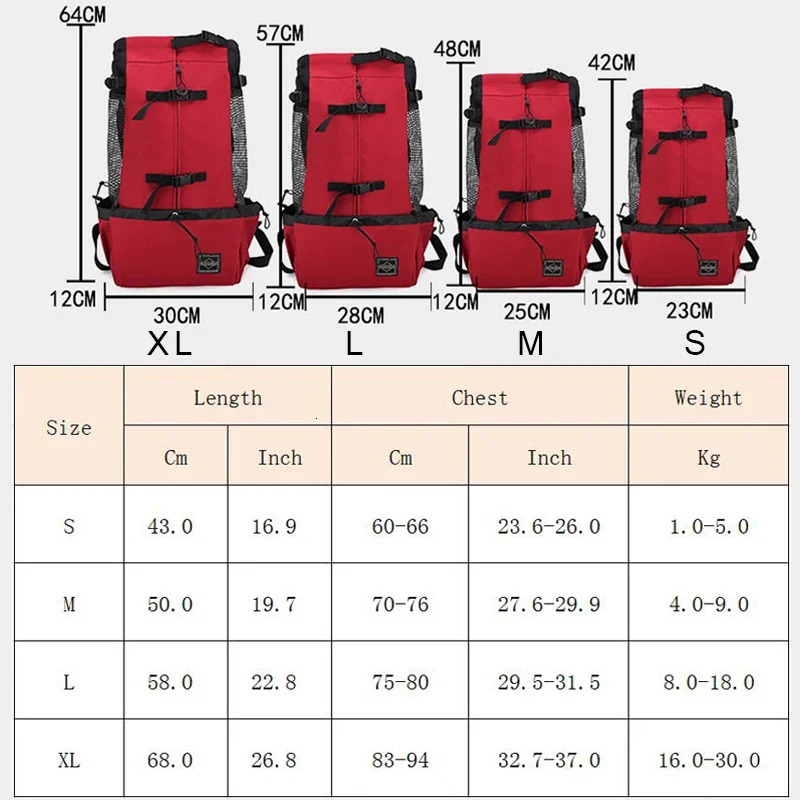 Strong Nylon Dog Backpack for Small Medium Dogs High Quality Breathable Cycling Backpack for Outdoor Travel Pet Supplies 260316